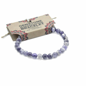 4x Gemstone Manifestation Bracelet - Amethyst - Calmness