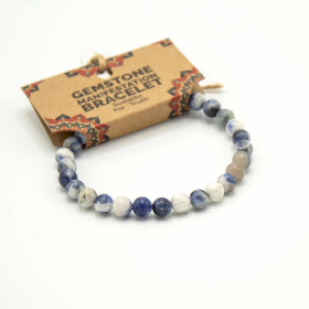 4x Gemstone Manifestation Bracelet - Sodalite - Truth