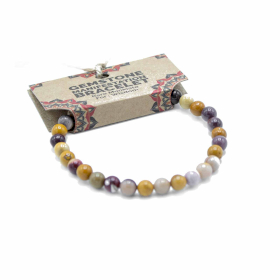 4x Gemstone Manifestation Bracelet - Rare Mookiate - Wisdom