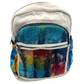Tie-Dye Hemp Medium Backpack No Print