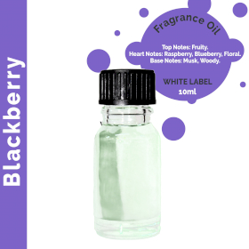 10x 10 ml Blackberry Fragrance Oil UNLABELLED