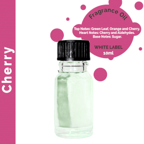 10x 10 ml Cherry Fragrance Oil - UNLABELLED