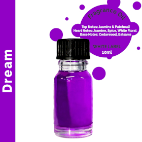 10x 10 ml Dream Fragrance Oil - Unlabelled