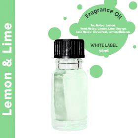 10x Lemon & Lime Fragrance Oil - UNLABELLED