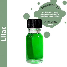 10x 10 ml Lilac Fragrance Oil - UNLABELLED