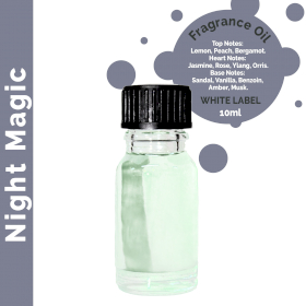 10x 10 ml Night Magic Fragrance Oil - UNLABELLED