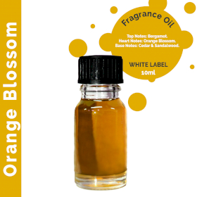 10x 10 ml Orange Blossom Fragrance Oil - UNLABELLED