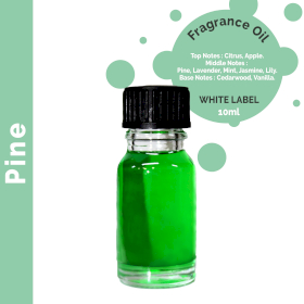 10x 10 ml Pine Fragrance Oil - UNLABELLED