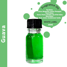 10x 10 ml Guava Fragrance Oil - UNLABELLED