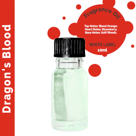 10x 10 ml Dragon\'s Blood Fragrance Oil - UNLABELLED