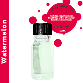 10x Watermelon Fragrance Oil 10ml - UNLABELLED