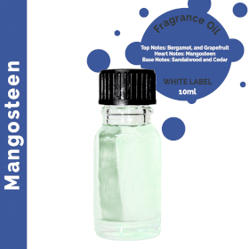 10x Mangosteen Fragrance Oil 10ml - UNLABELLED