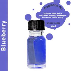 10x Blueberry Fragrance Oil 10ml - UNLABELLED