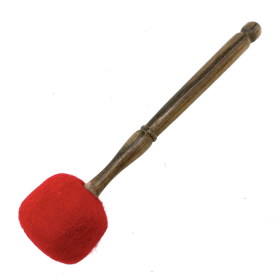 Extra Large Felted Gong Stick - 30cm