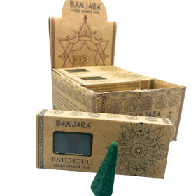 12x Banjara Smudge Pyramid Cones - Patchouli