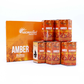 12x Aromatika Masala Backflow Incense - Amber