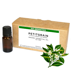 10x Petitgrain Organic Essential Oil 10ml - White Label