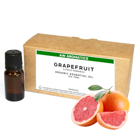 10x Grapefruit Organic Essential Oil 10ml - White Label