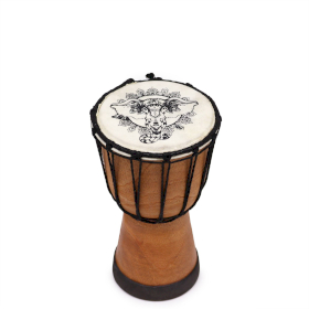 Handmade Wide Top Djembe Drum - 20cm