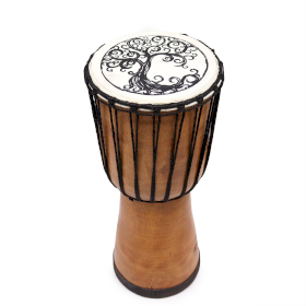 Handmade Wide Top Djembe Drum - 40cm