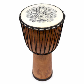 Handmade Wide Top Djembe Drum - 50cm