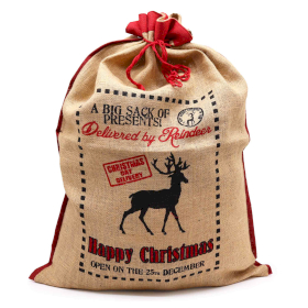 Santa Sack - Delivered By Reindeer