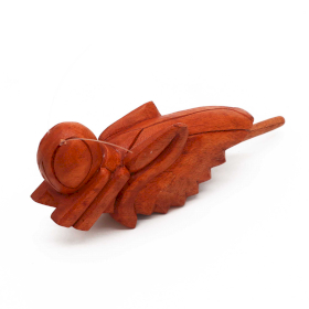 Churping Wooden Grasshopper