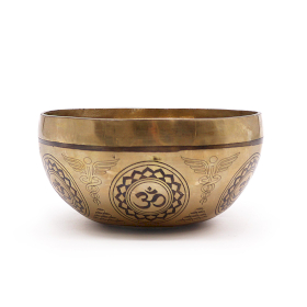 Tibetan Healing Engraved Bowl - 16cm - 7 Chakra