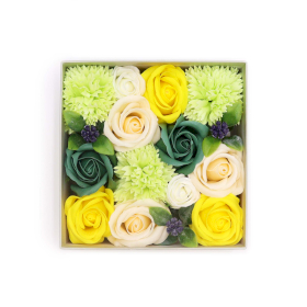 Square Box - Spring Celebrations - Yellow & Greens