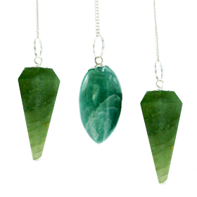 3x Magic Pendulum - Green Aventurine