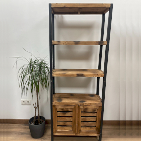 Standard Four Shelf Stand & Cupboard