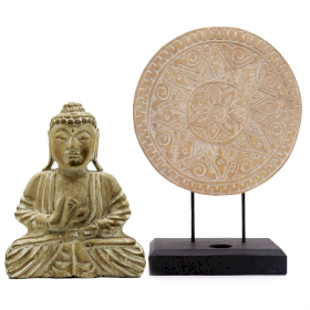 Buddha Feng Shui Set - Classic Mandala - Natural