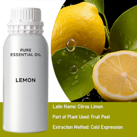 Lemon Essential Oil - Bulk - 0.5Kg