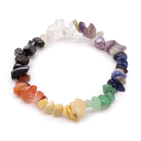 12x Chipstone Bracelet - Chakra Stones