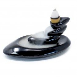 3x Back Flow Incense Burner - Small Pebbles