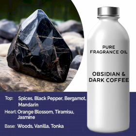 Obsidian & Dark Coffee Pure Fragrance Oil - 500ml