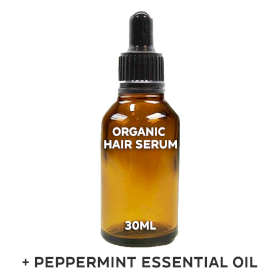 20x Organic Hair Serum 30ml - Peppermint - White Label