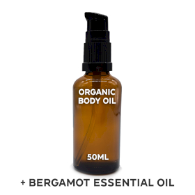 10x Organic Body Oil 50ml - Bergamot - White Label