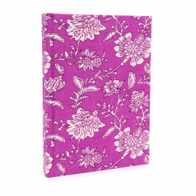 Cotton Bound Notebooks 20x15cm - 96 pages -Antique Fuchsia