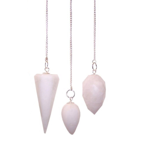 3x Magic Pendulum - Snow Quartz