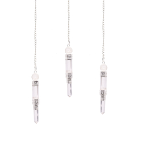 3x Three Piece Pendulums - Rock Quartz