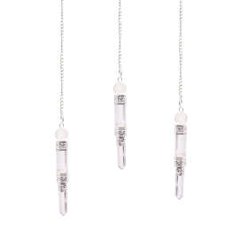 3x Three Piece Pendulums - Rock Quartz