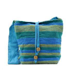 Nepal Sling Bag - Spring Meadows Green & Blue