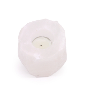 4x Crystal Rock Himalayan Salt Candle Holder 600-800g