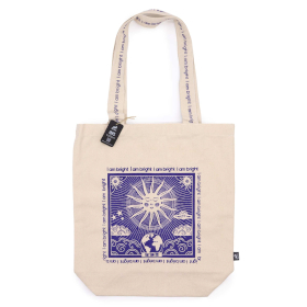 Hop Hare Tote Bag - I am Bright - 10oz Cotton Canvas