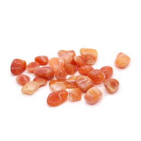 24x L Tumble Stones - Carnelian