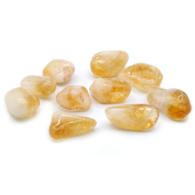 24x L Tumble Stones - Citrine