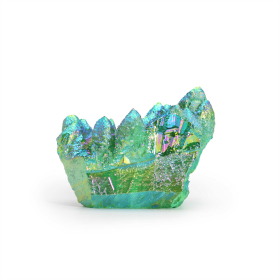 Med Enhanced Quartz - Aura Green Flame Quartz (approx 100-150gm 7-10cm)