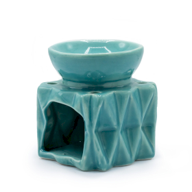 3x Oil Burner Geometric - Blue