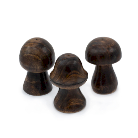3x Set of 3 Mini Incense Mushrooms (8cm 7cm 6,5cm)